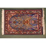Perzië, Isfahan kleed, wol en zijde, laat 20e eeuw