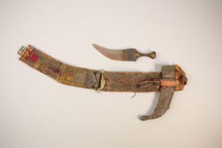Yemen, a curved dagger, Jambiya,
