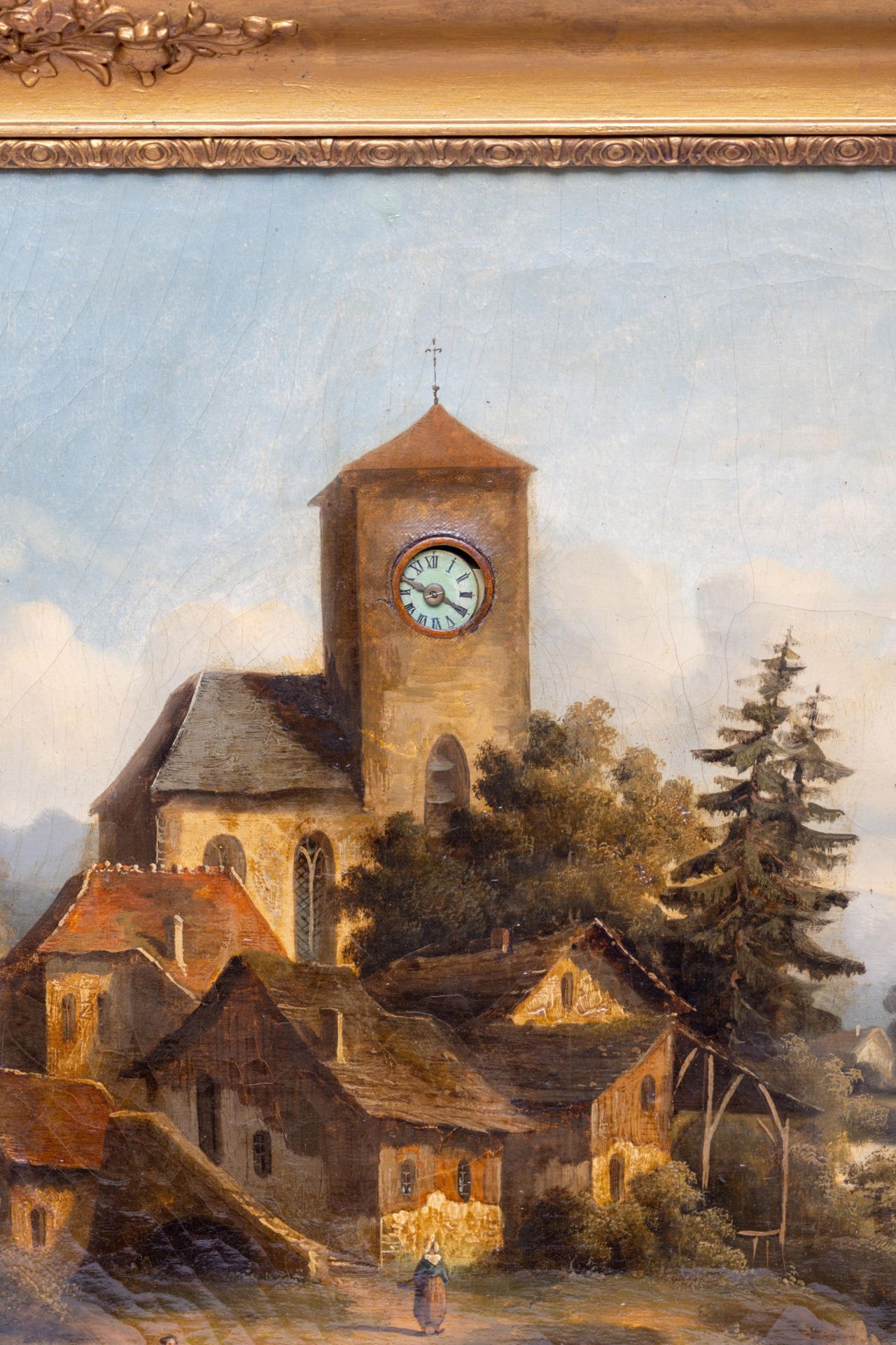 Frankrijk, schilderijklok, Vincenti & Cie Paris, circa 1850; - Bild 2 aus 3
