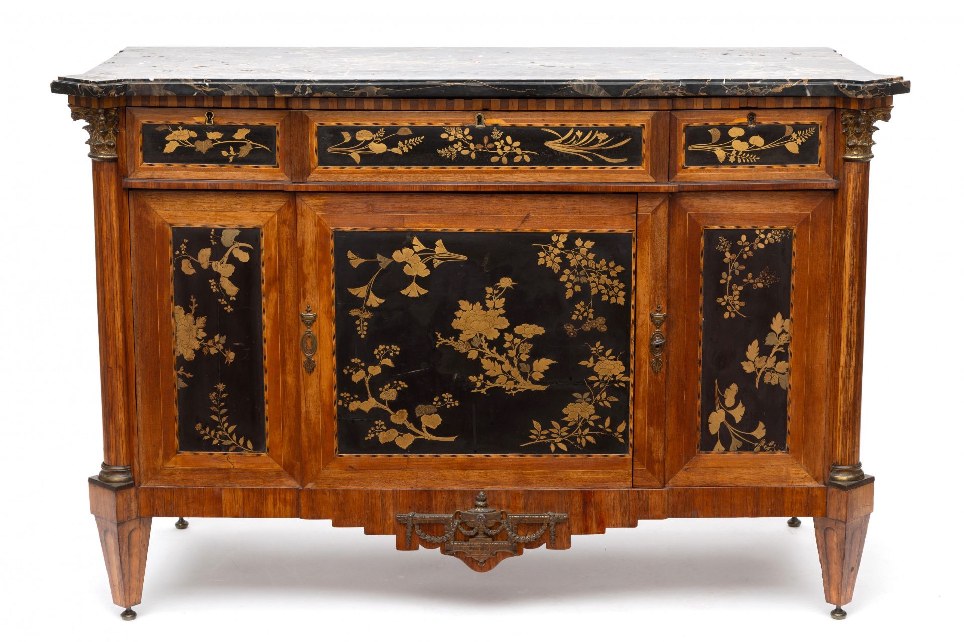 Mahoniehouten dressoir, Louis XVI, - Image 6 of 8