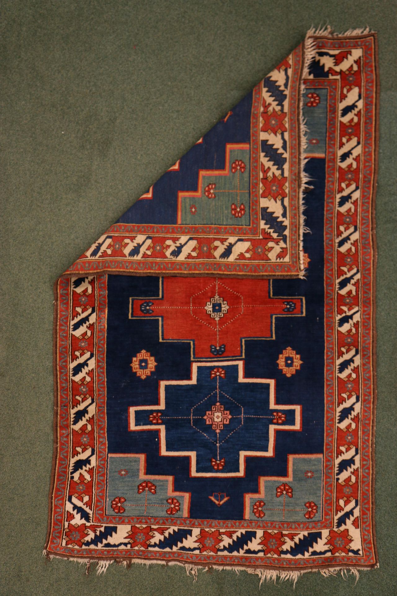 Kazak kleed, 20e eeuw - Image 2 of 2