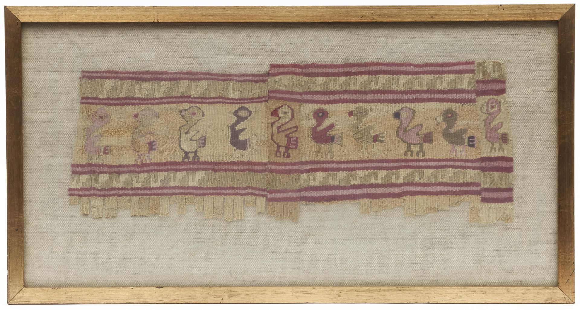 Peru, Chancay textile fragmant, 800-1200 AD,