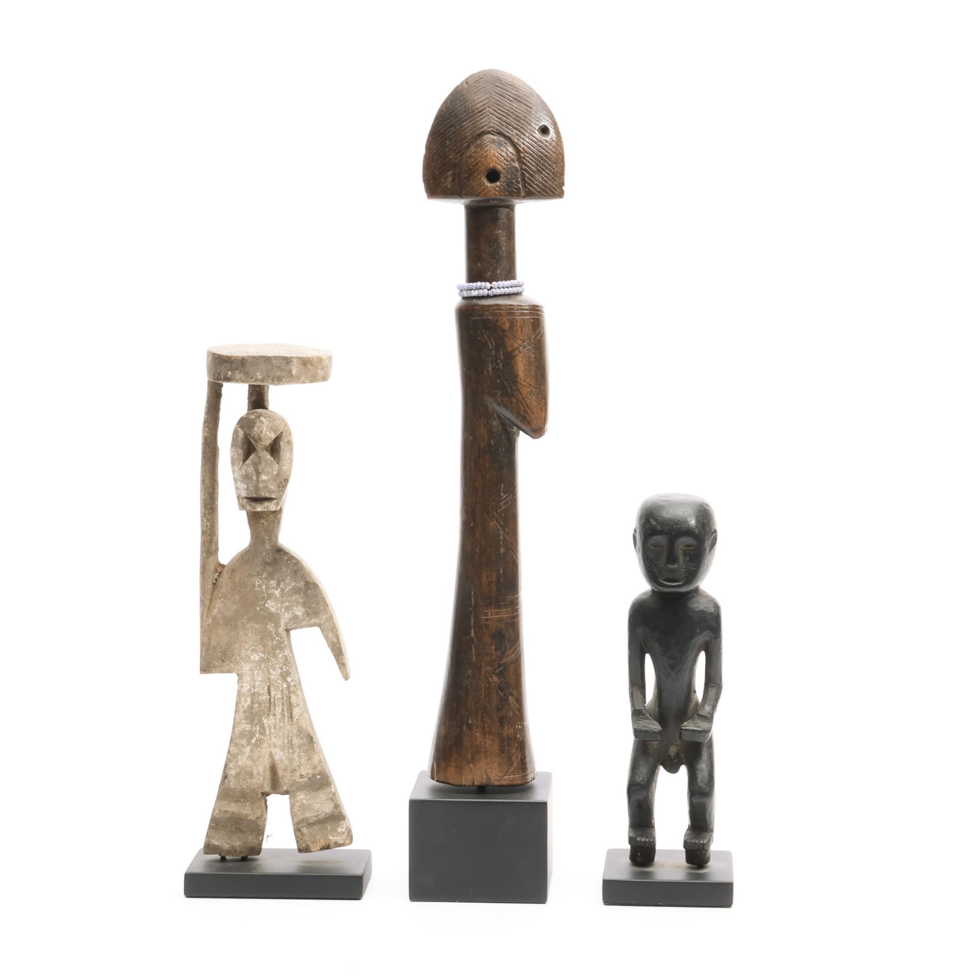 Burkina Faso, Mossi, wooden dol and Togo, Ada, altar figure. - Bild 2 aus 2