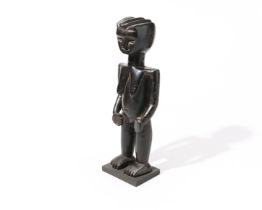 East-Africa, iron wood standing female figure,