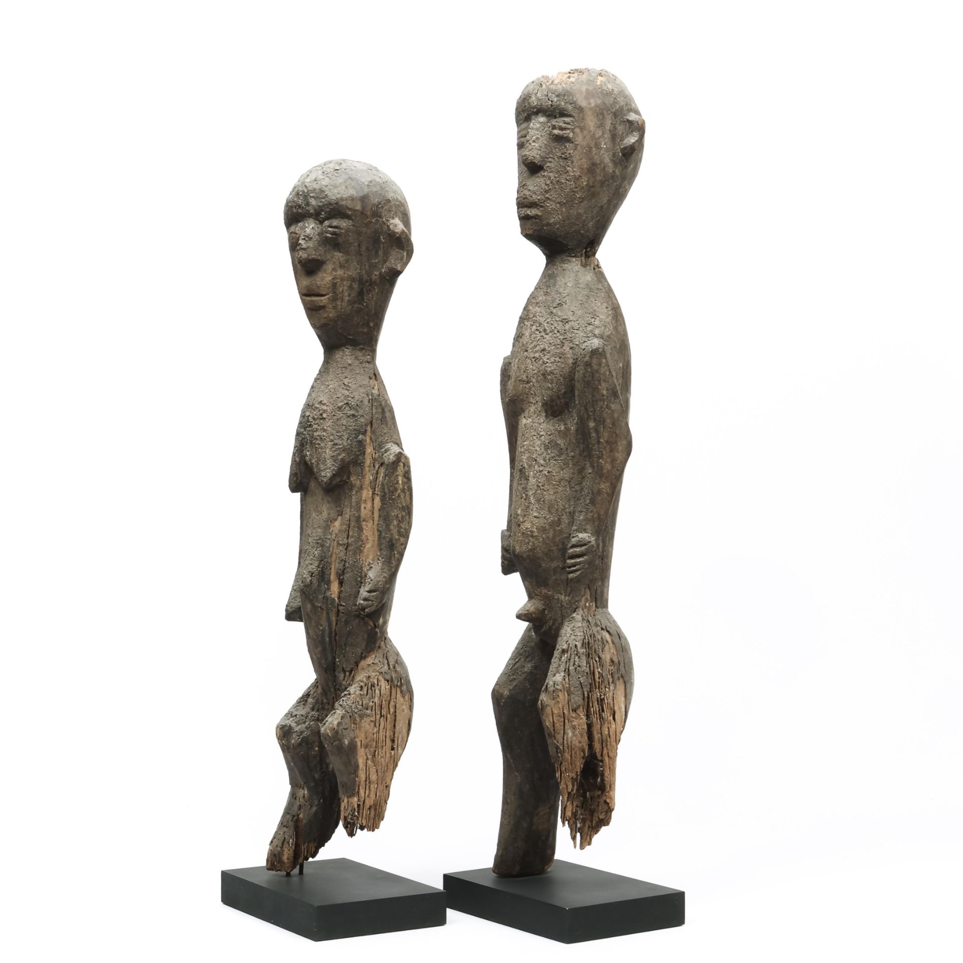 Burkina Faso, Lobi, a pair of shrine spirit figures, bateba, - Bild 2 aus 6