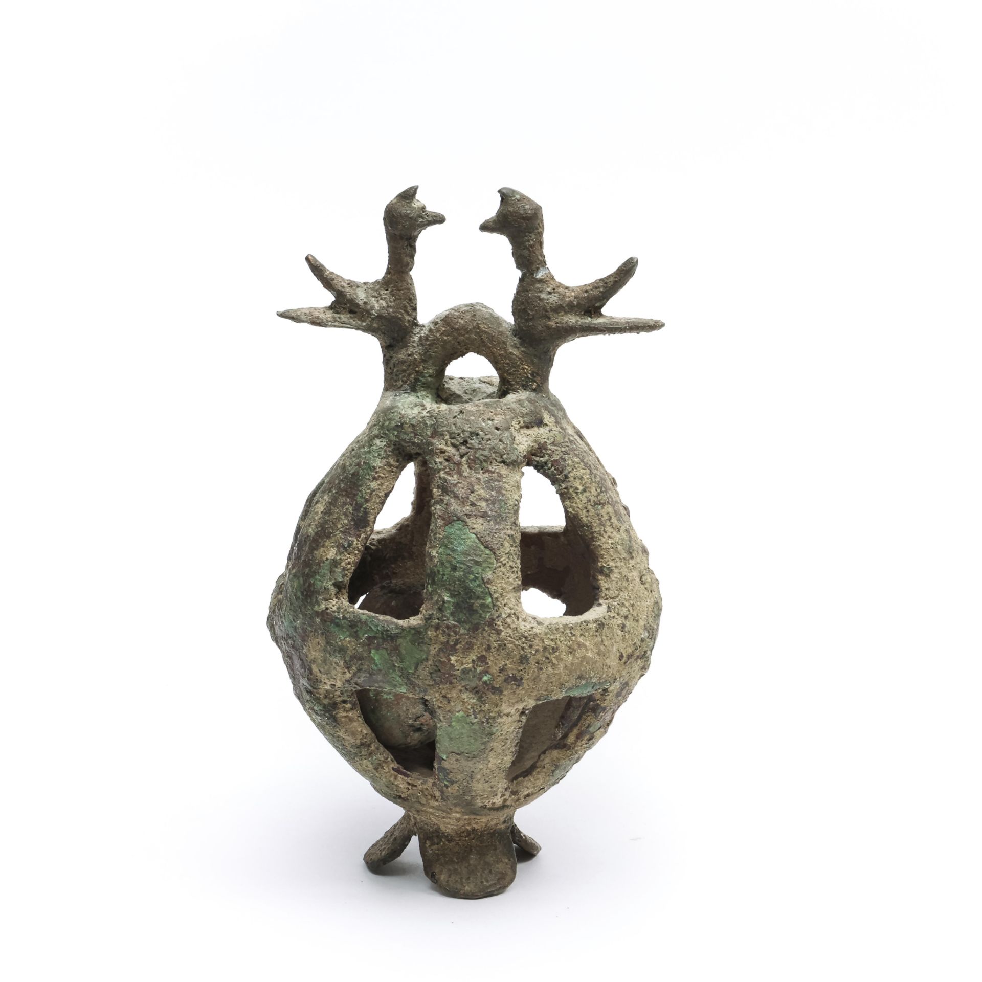 Nothern Persia, Amlash, a bronze open decorative ornament for a horse rein, ca. 11th - 10th century 