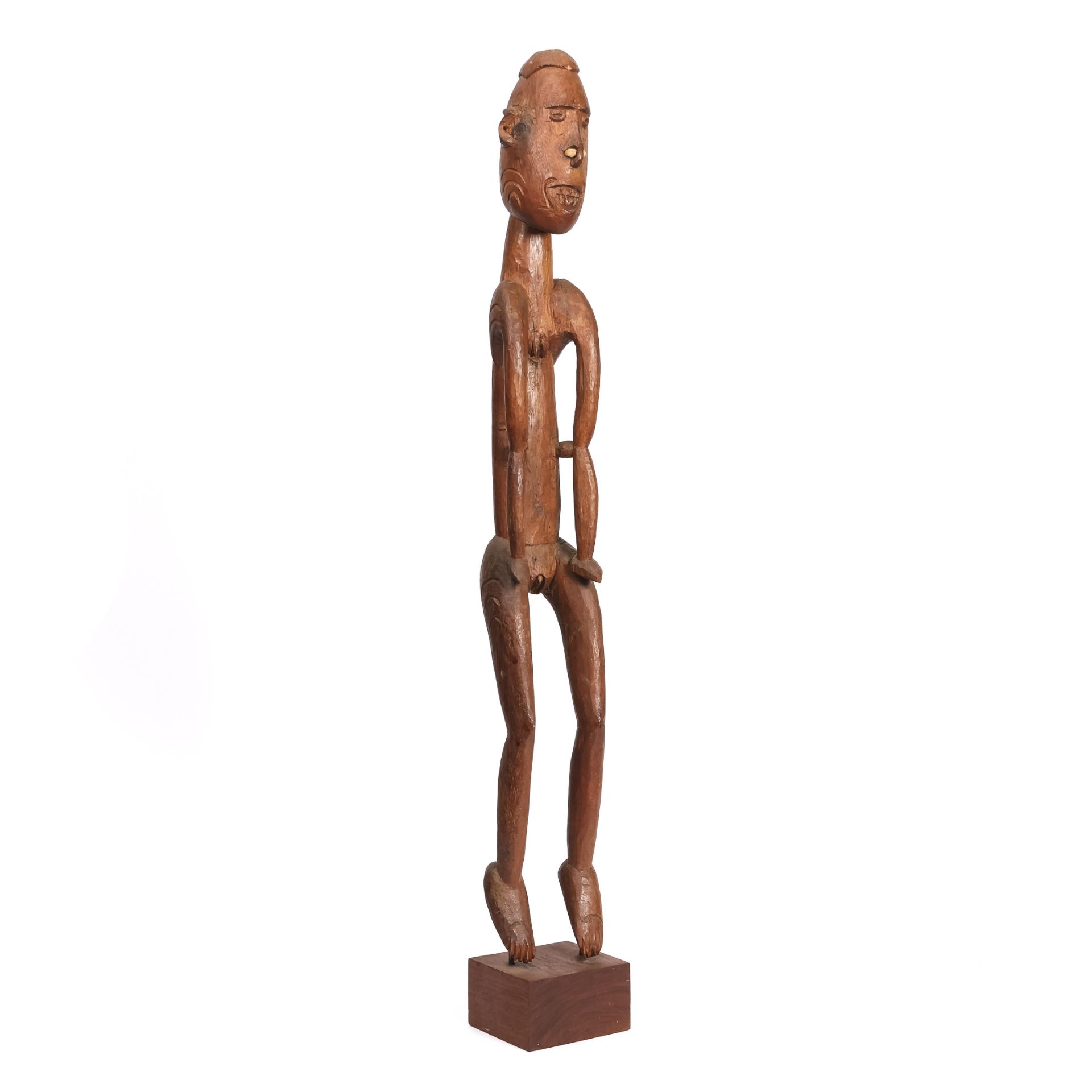 Papua, Asmat, female ancestor figure, kawe,