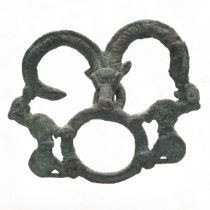 Luristan, a bronze horse bit, ca. 1st century BC.