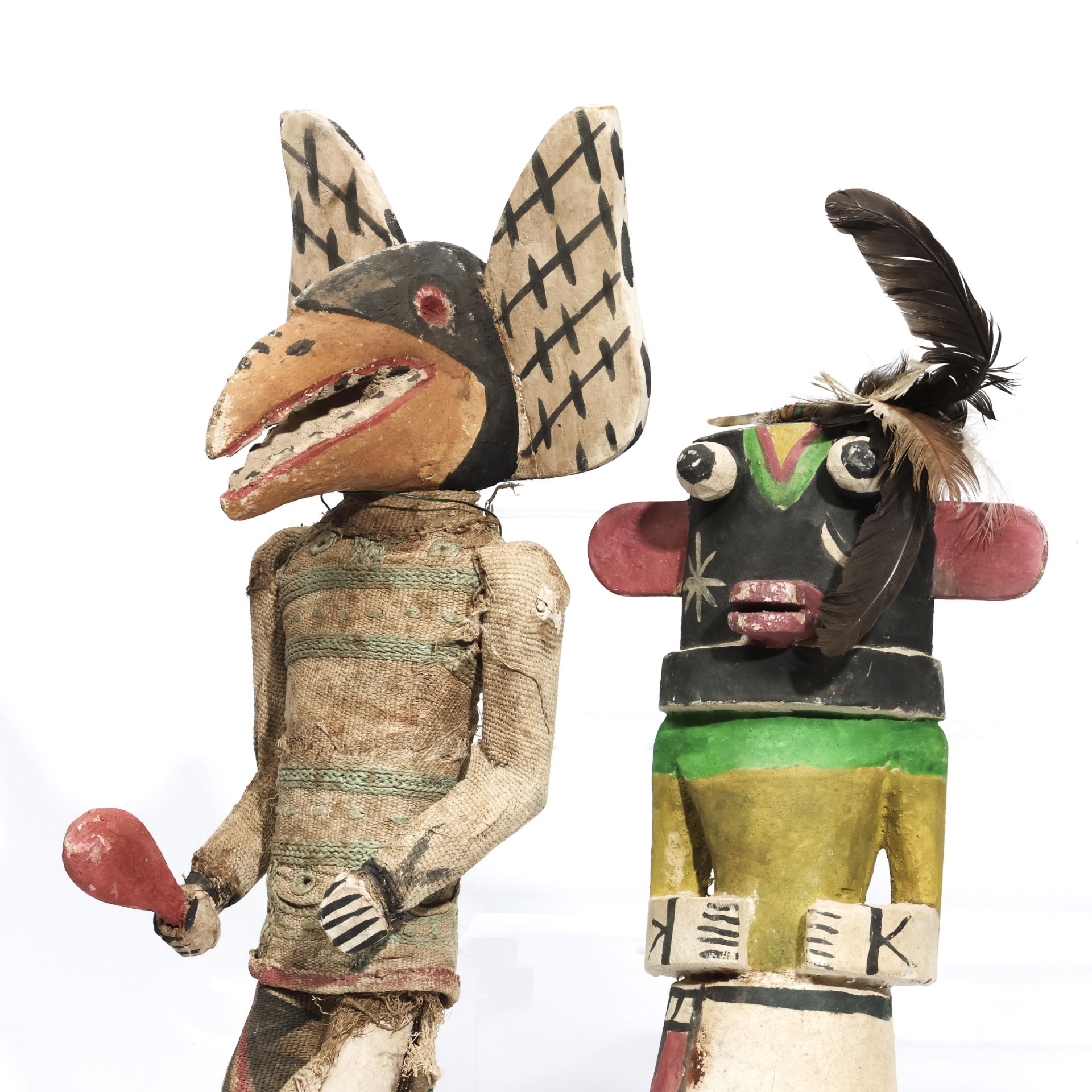 Arizona, Hopi, two katsina dolls, - Bild 4 aus 6