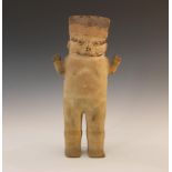 Peru, Chancay, steanding priest figure, 1200-1400 AD.