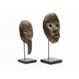 Ivory Coast, Dan, two passport masks