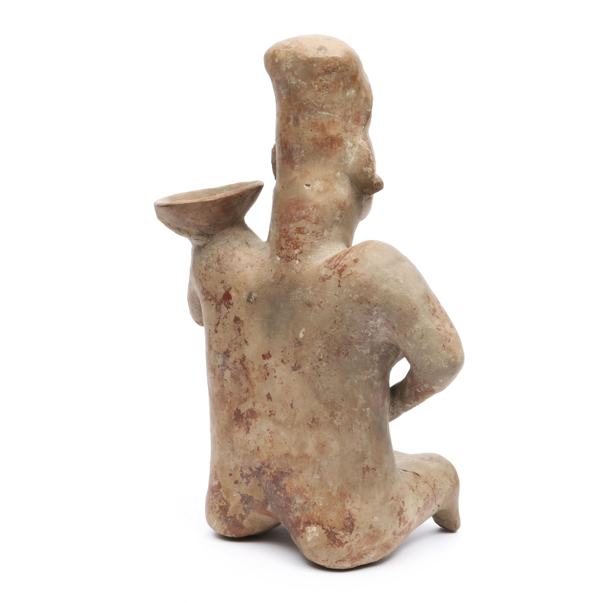 Mexico, Jalisco, a terracotta seated female figure, ca. 100 BC - 400 AD, - Bild 4 aus 6
