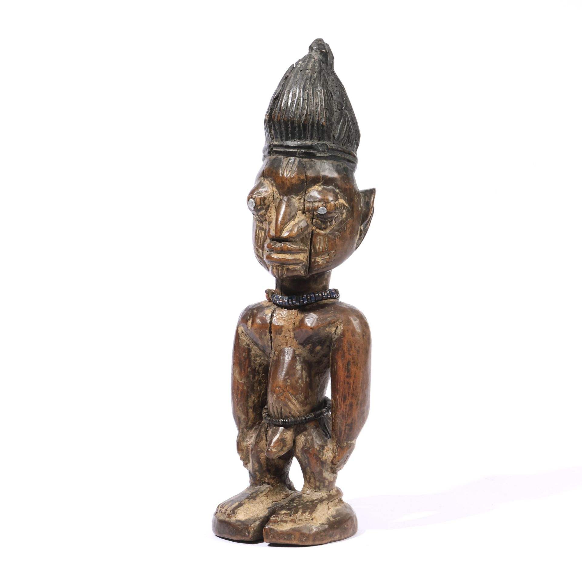 Nigeria, Yoruba, male twin figure, ibeji - Bild 3 aus 6