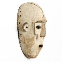 West Central Africa, white face mask.