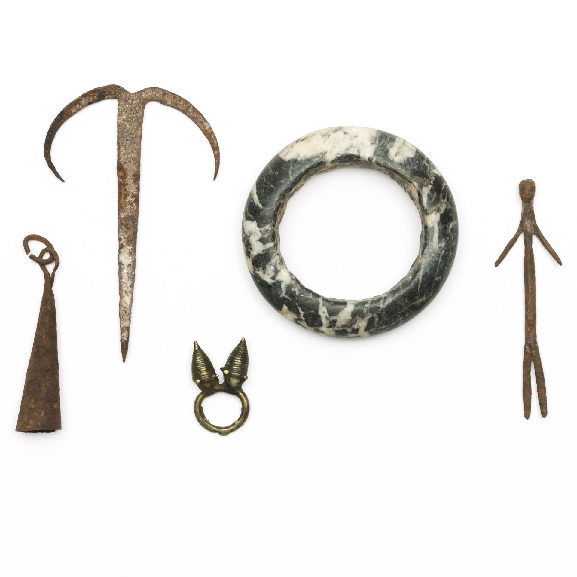 Mali, Dogon, five objects;