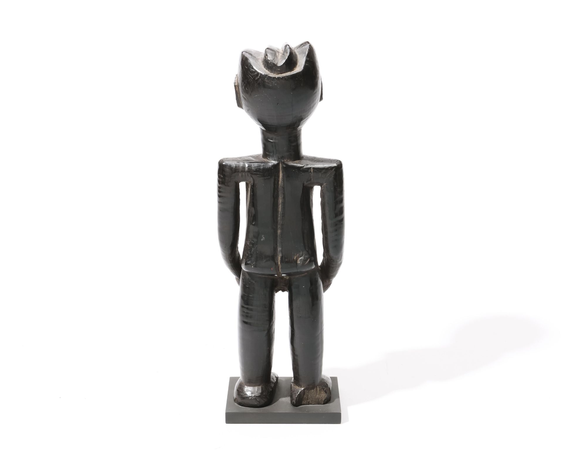 East-Africa, iron wood standing female figure, - Image 4 of 6