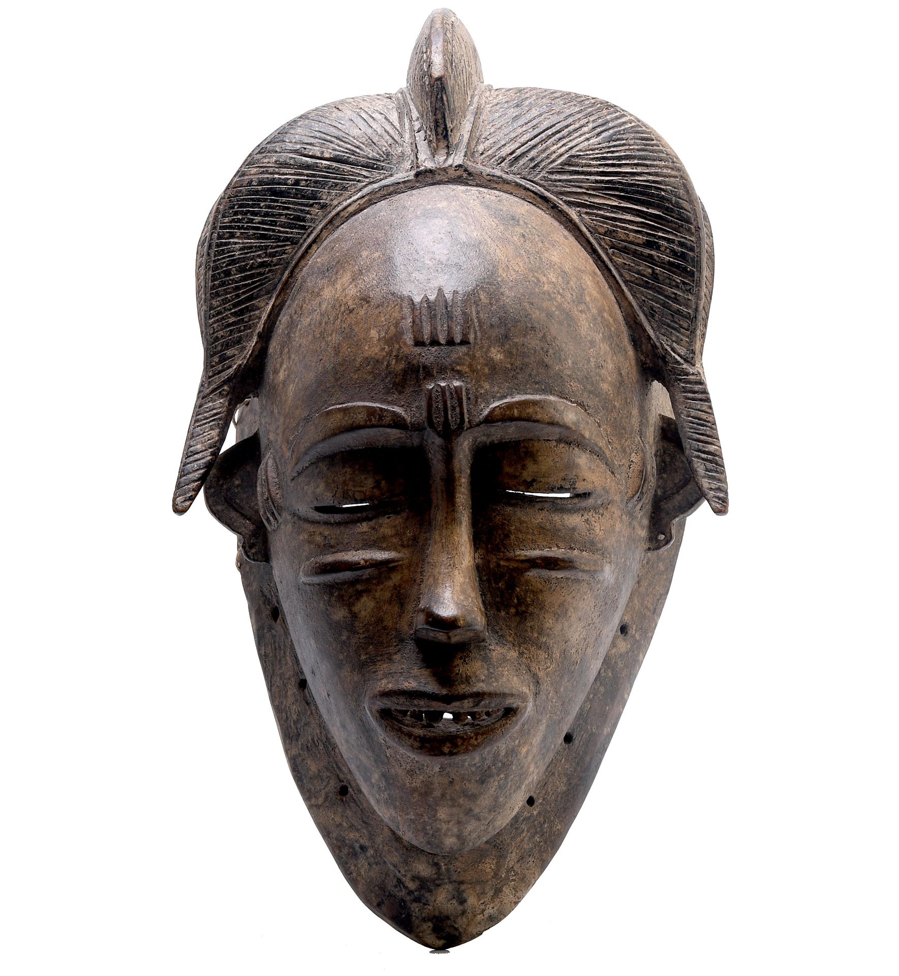 Ivory Coast, Baule, face mask. - Image 6 of 6