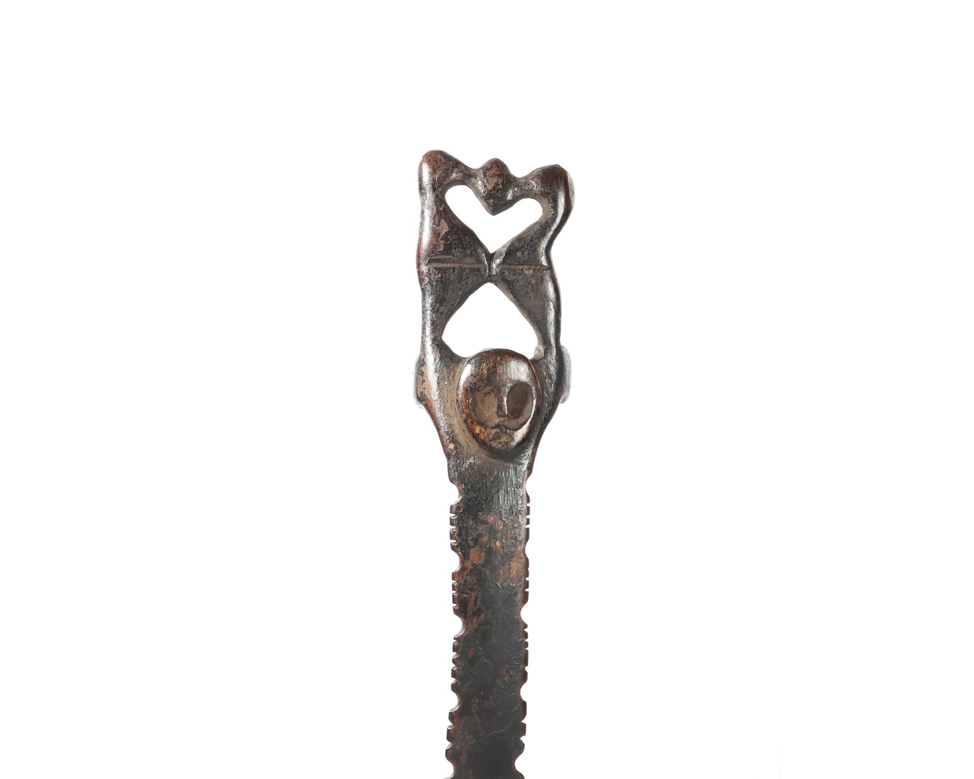 Timor, horn spoon, - Image 4 of 5
