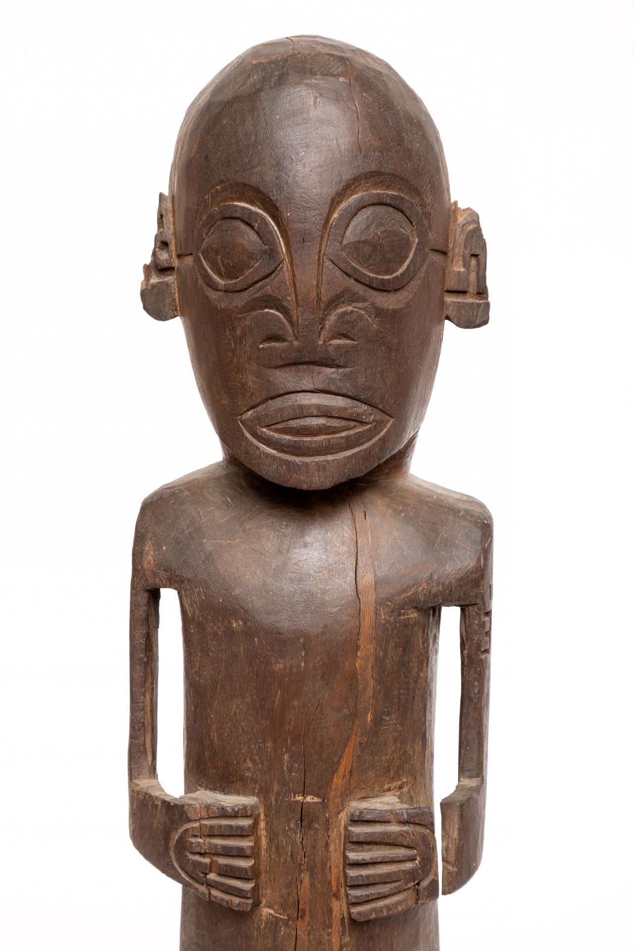 Marquesas Islands, standing Tiki figure, ca. 1900. - Bild 5 aus 5