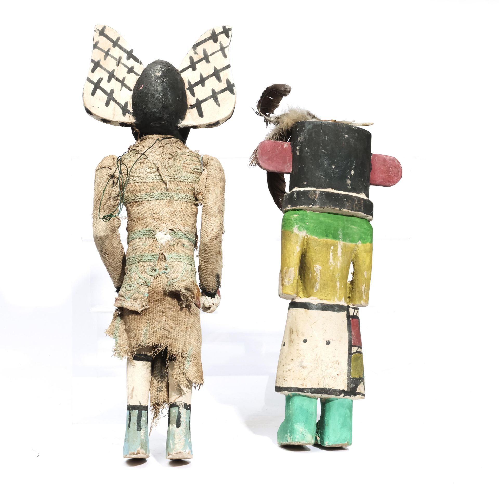 Arizona, Hopi, two katsina dolls, - Bild 3 aus 6