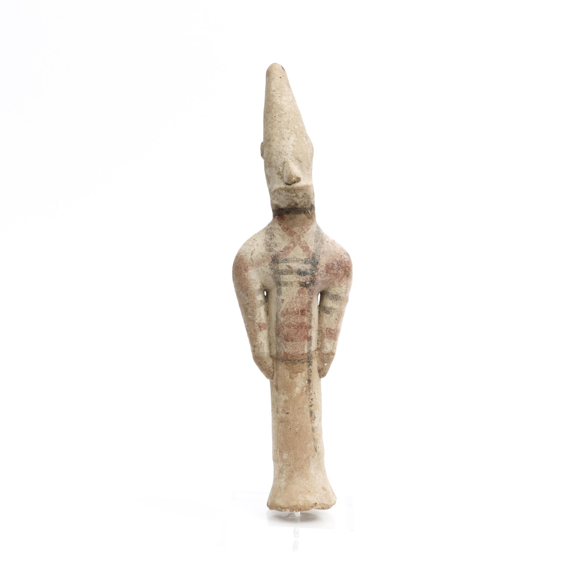 Cypro-Archaic, terracotta Idol figure, 'snowman'-type, 8th-7th century BC - Image 3 of 3