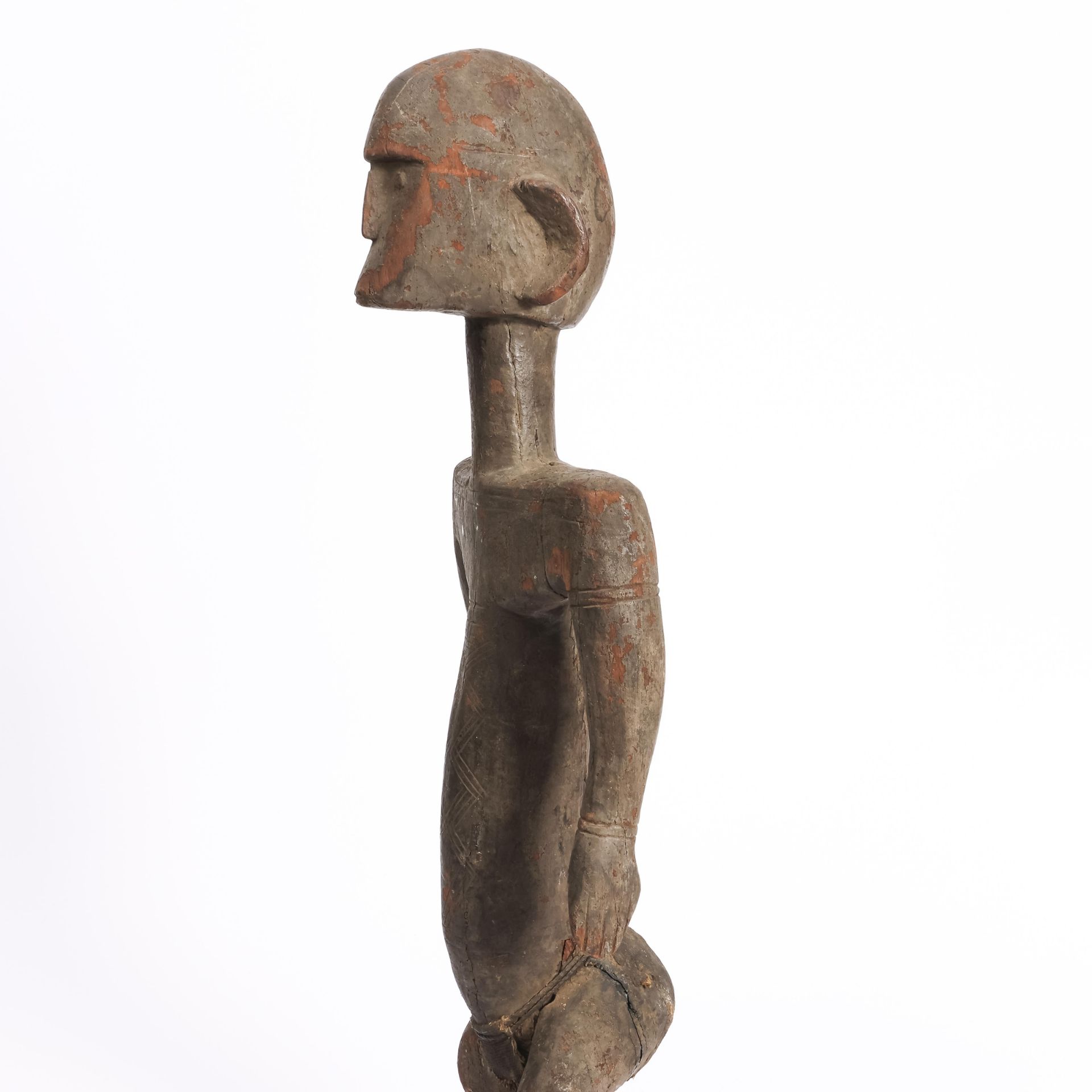 Mali, Bamana style, standing female figure. - Image 2 of 6