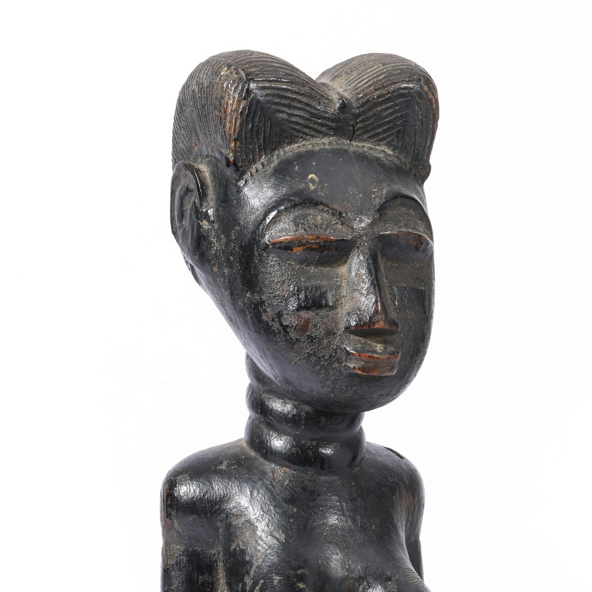 Ivory Coast, Baule, standing female figure, - Bild 4 aus 5