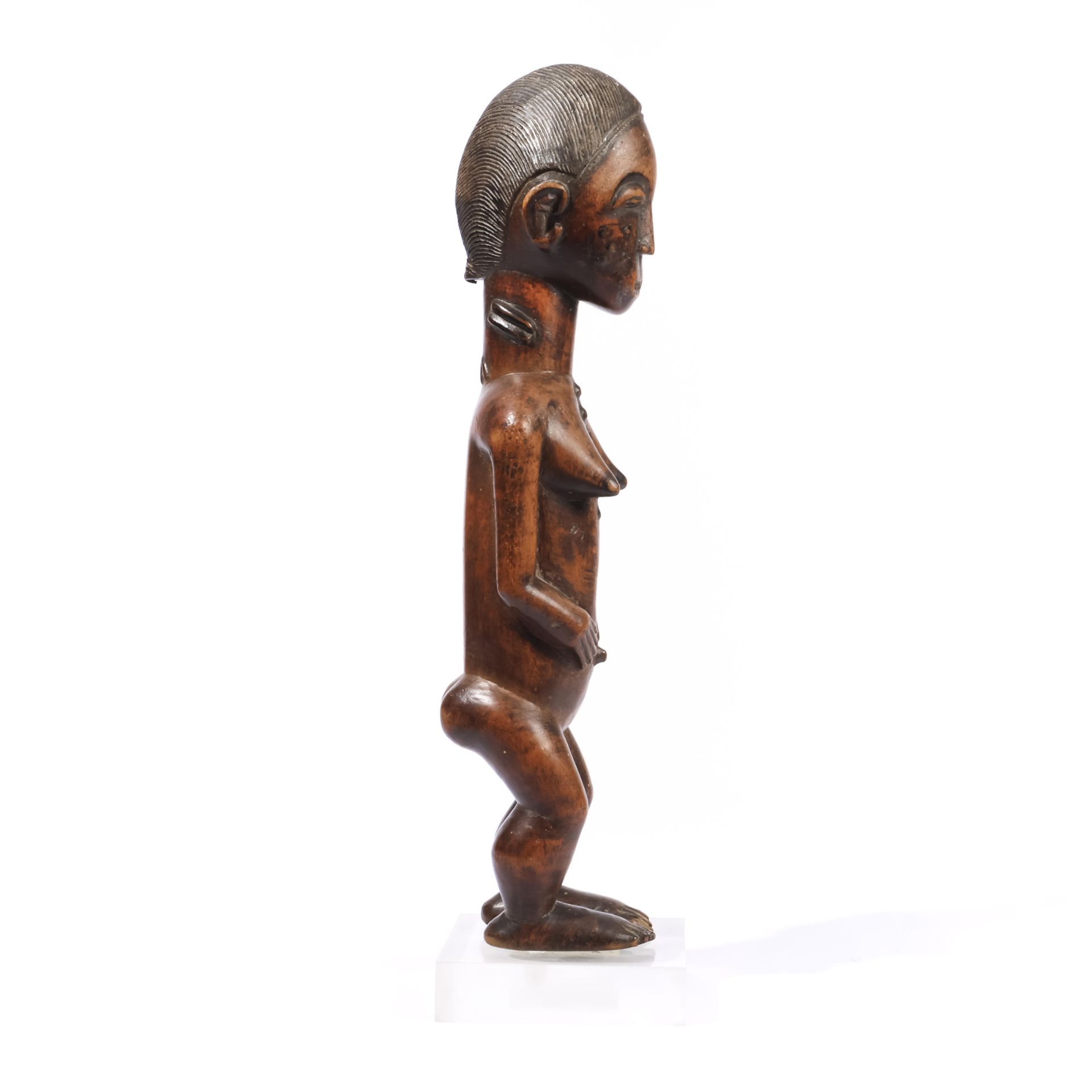 Ivory Coast, Baule, standing female figure, - Image 5 of 5