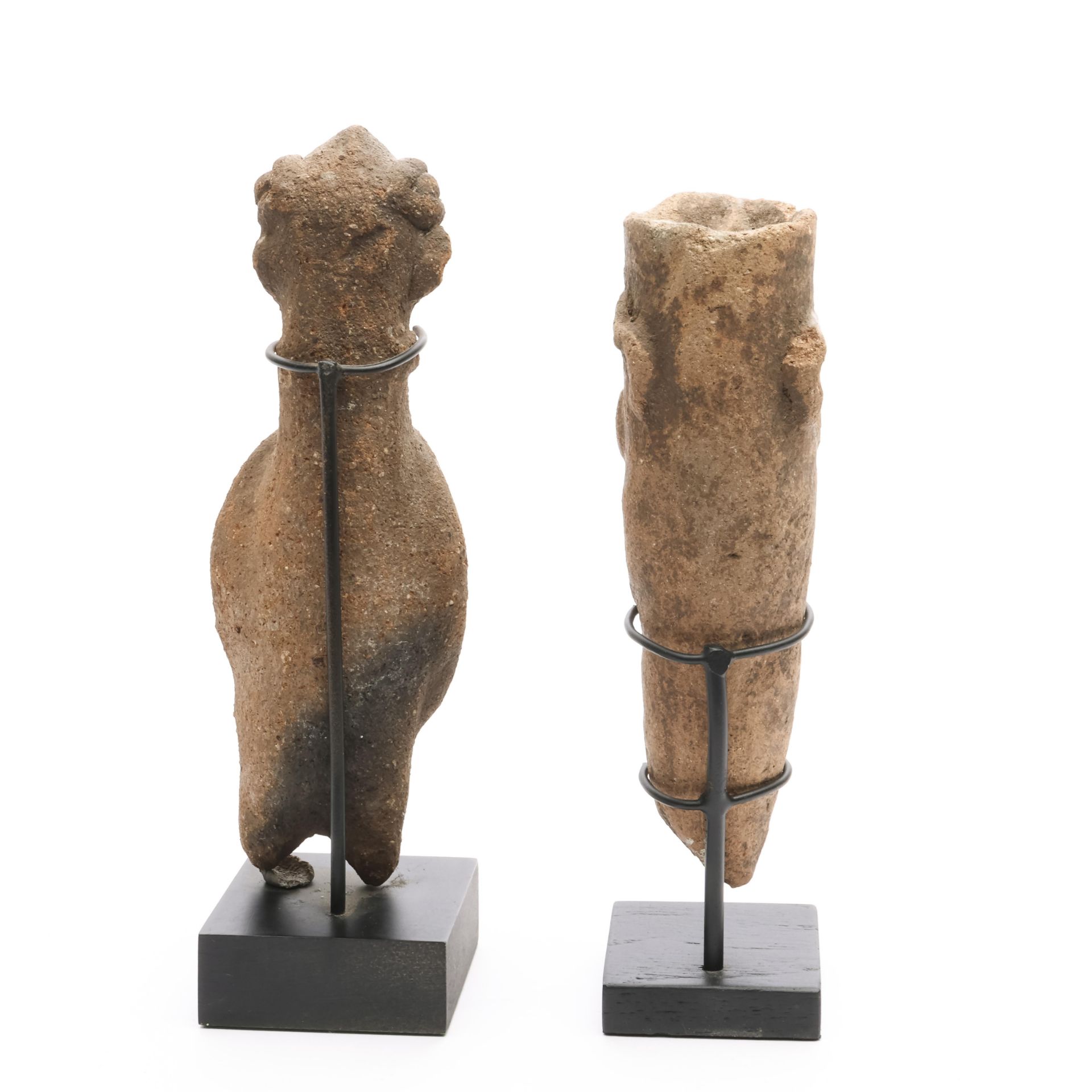 Ghana, Koma Bulsa, two terracotta figures, - Image 4 of 4