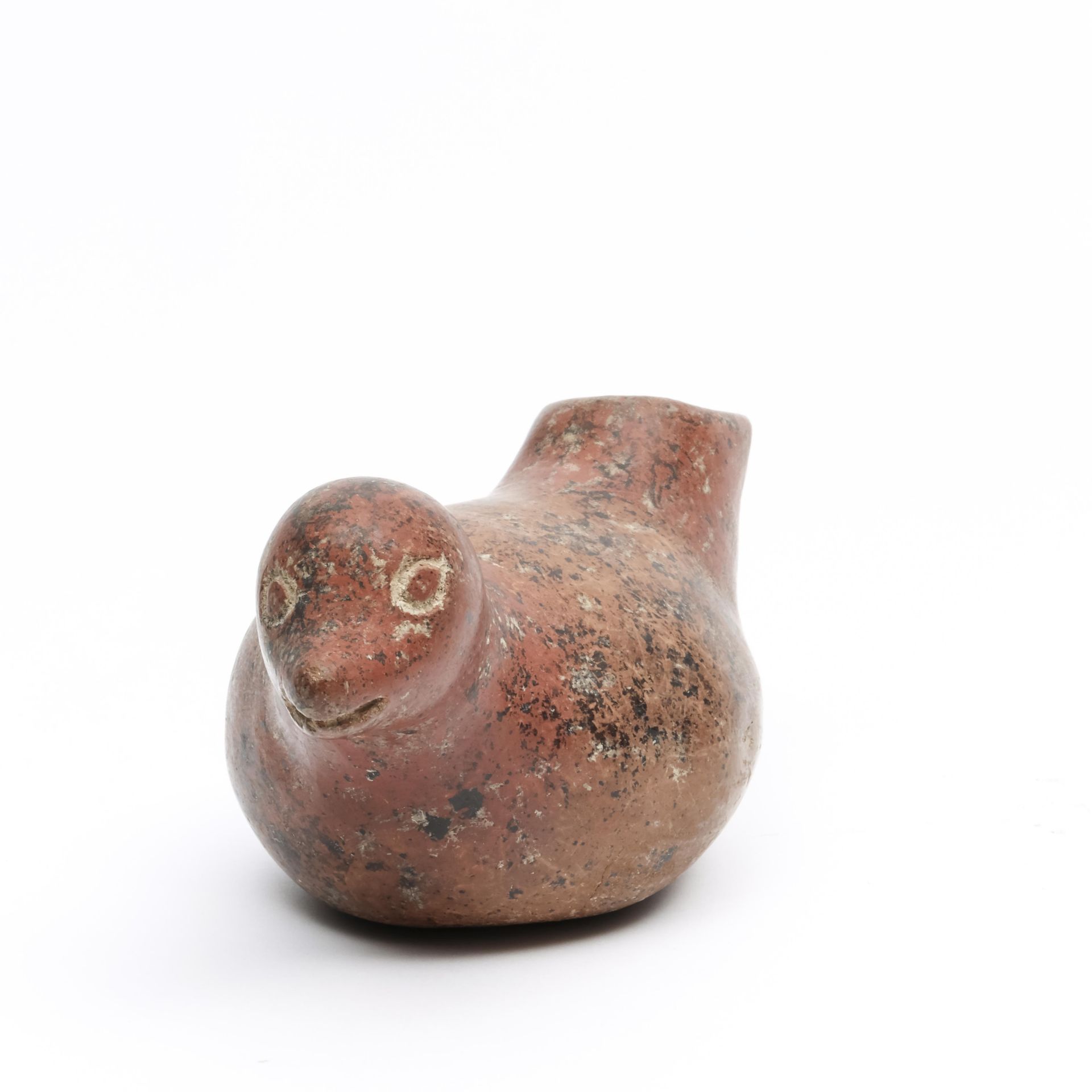 Mexico, Colima, a terracotta vessel in the shape of a bird, 100 BC-300 AD. - Bild 3 aus 3