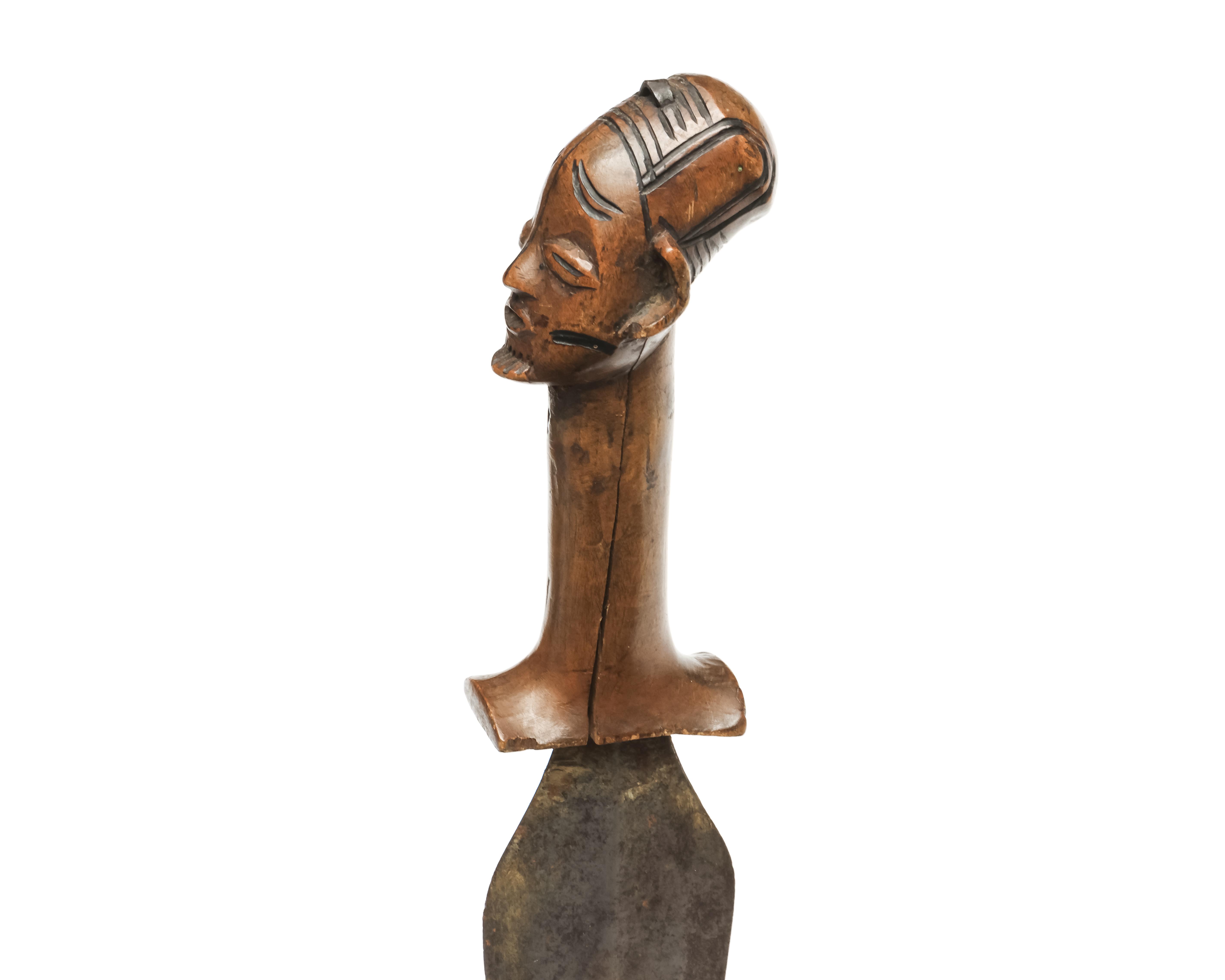 D.R. Congo, Mangbetu, a dagger, - Image 3 of 5