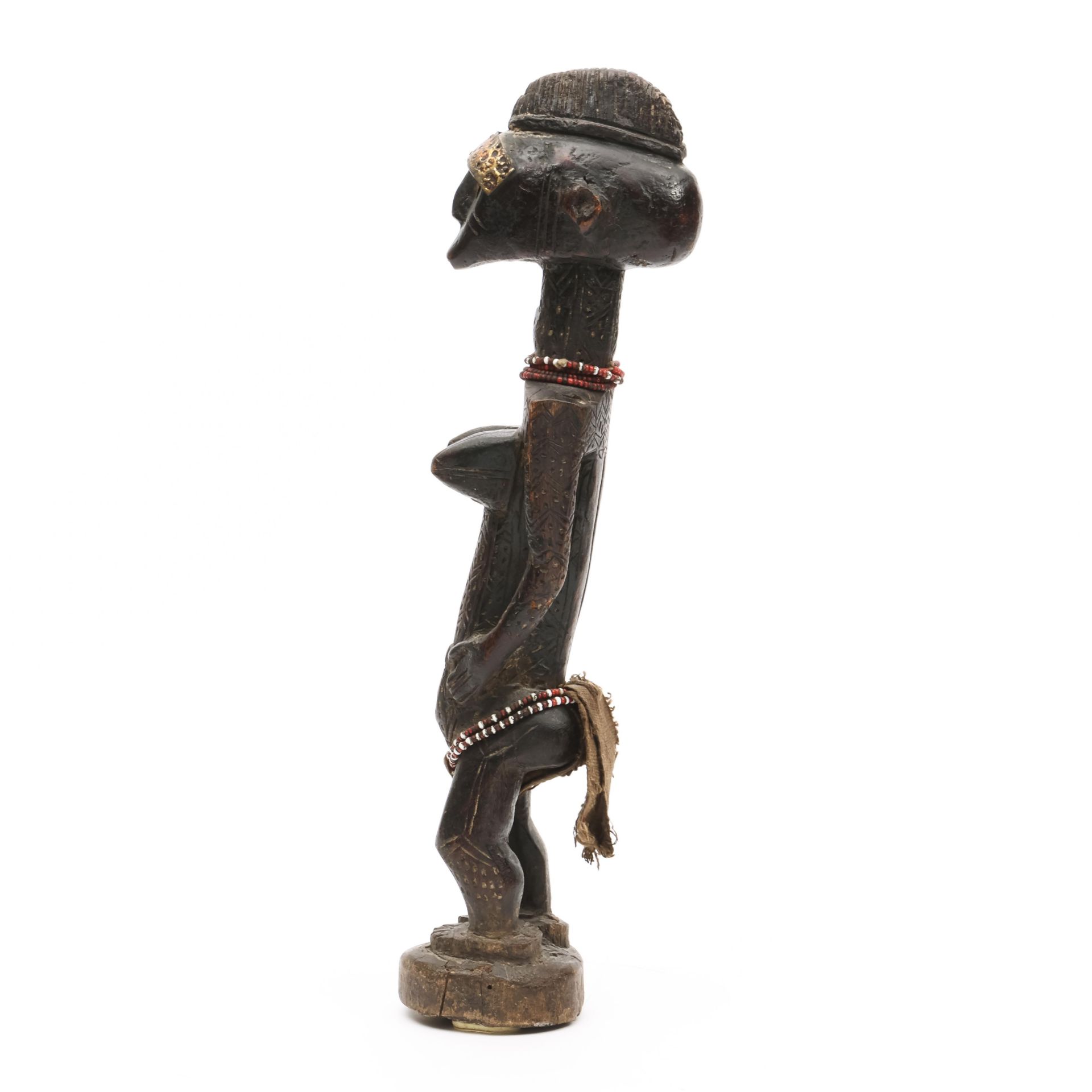 A standing female figure in Bambara style. - Bild 2 aus 2
