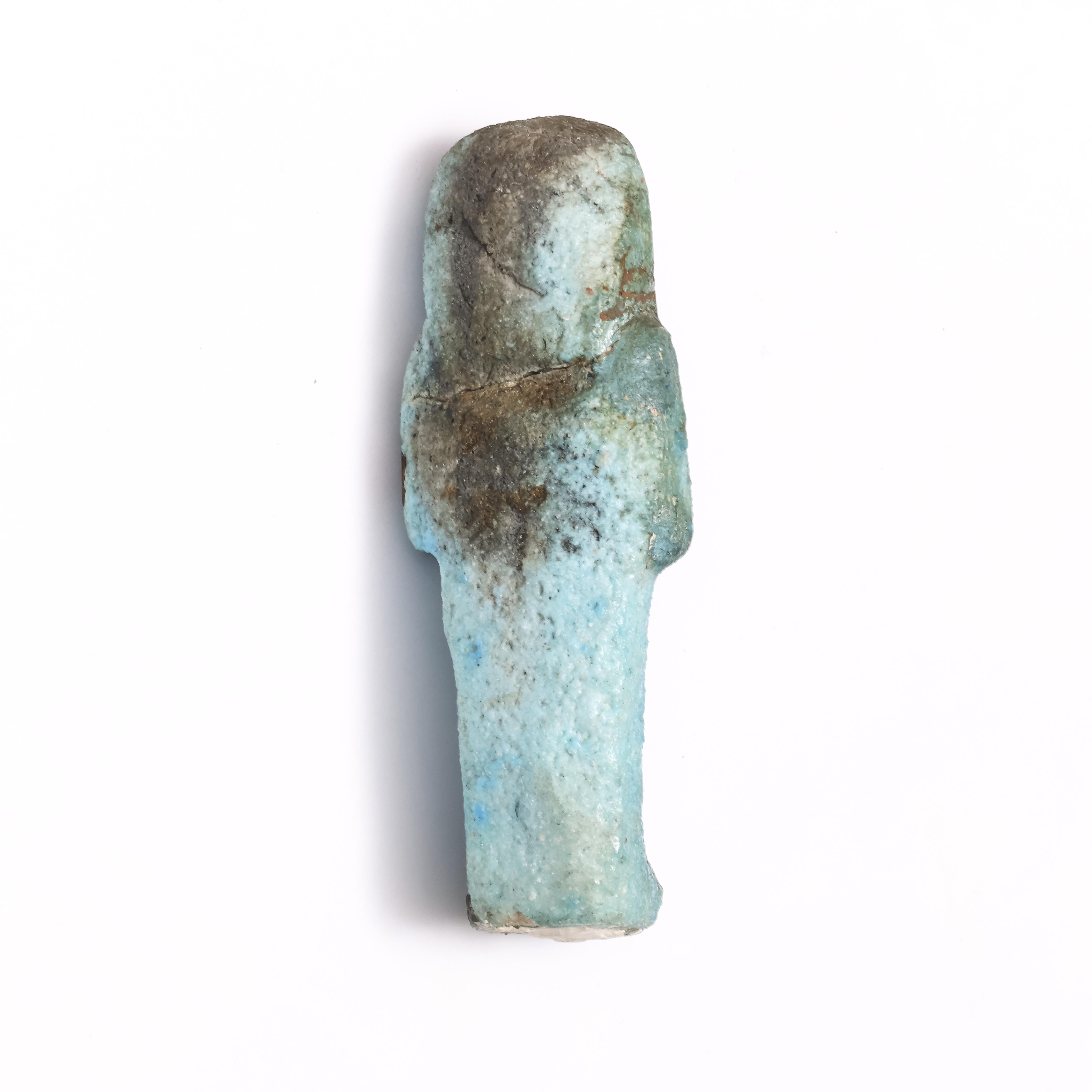 Egypt, a blue faience ushabti, ca. 21st Dynasty. - Image 2 of 3