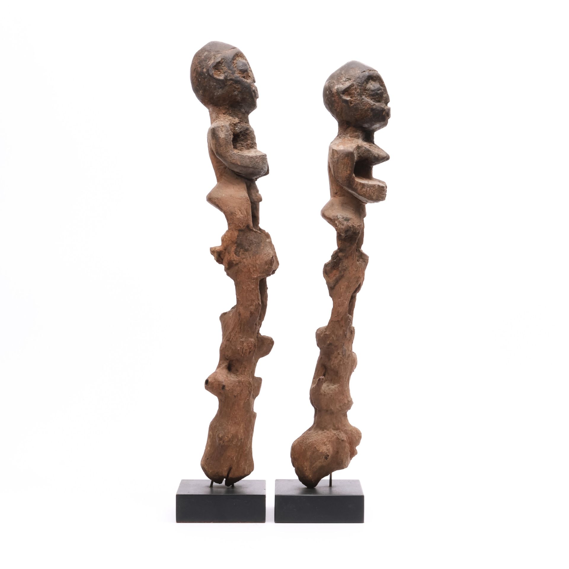 Benin, Fon, a pair of botchio figures, - Bild 4 aus 6