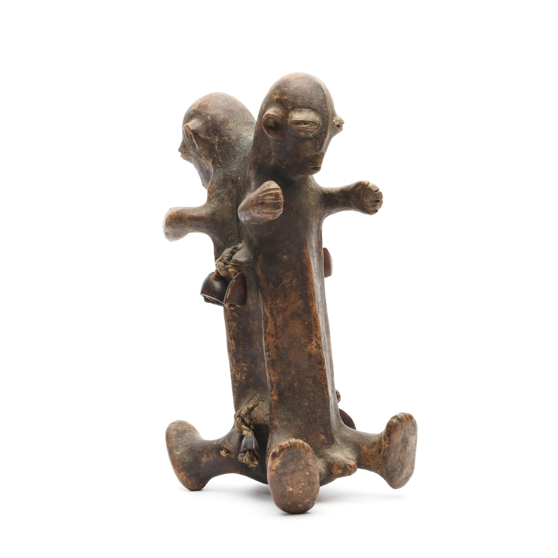 D.R. Congo, Pere, a ceramic double figure. - Bild 6 aus 6