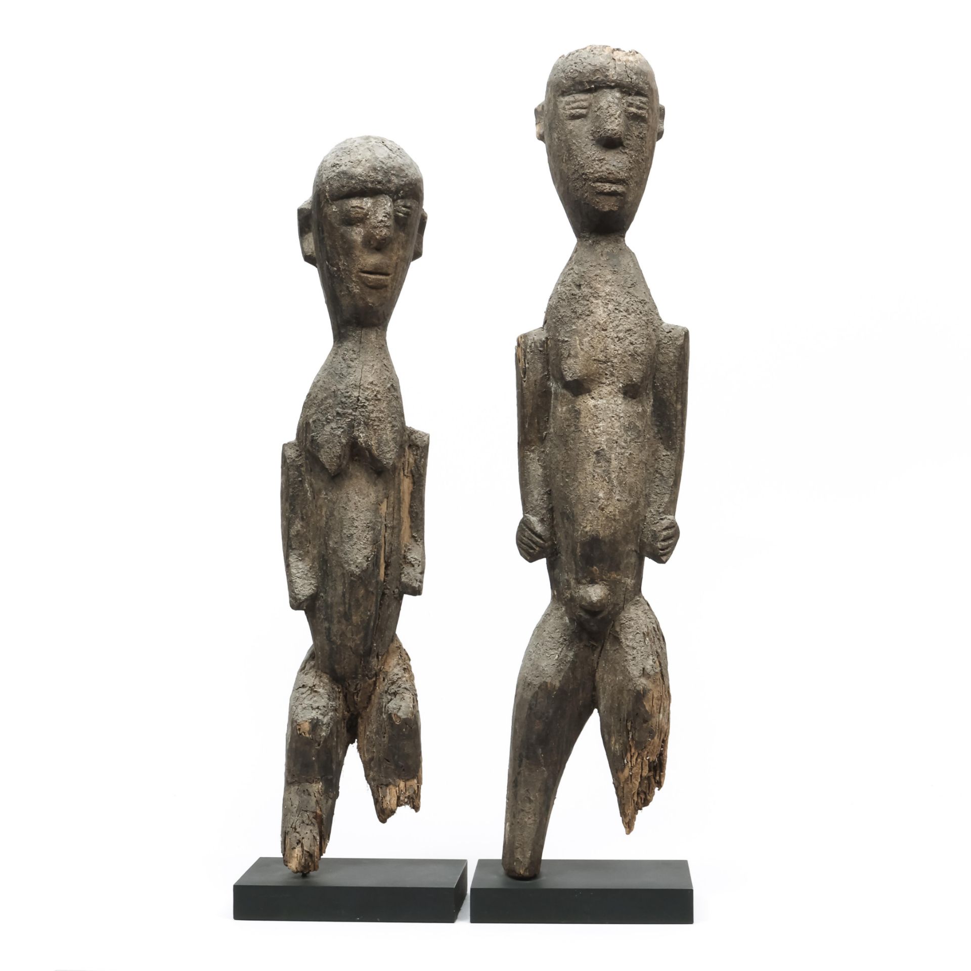 Burkina Faso, Lobi, a pair of shrine spirit figures, bateba, - Bild 6 aus 6