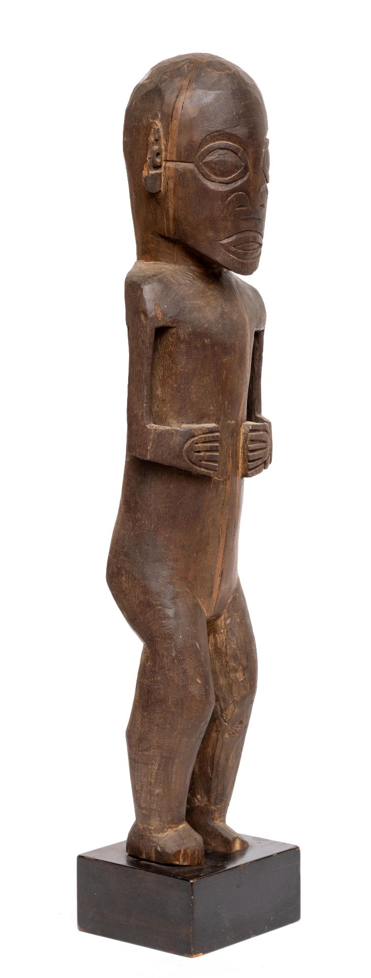 Marquesas Islands, standing Tiki figure, ca. 1900. - Bild 4 aus 5