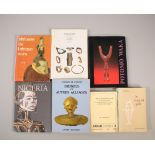 Seven books concerning African art.