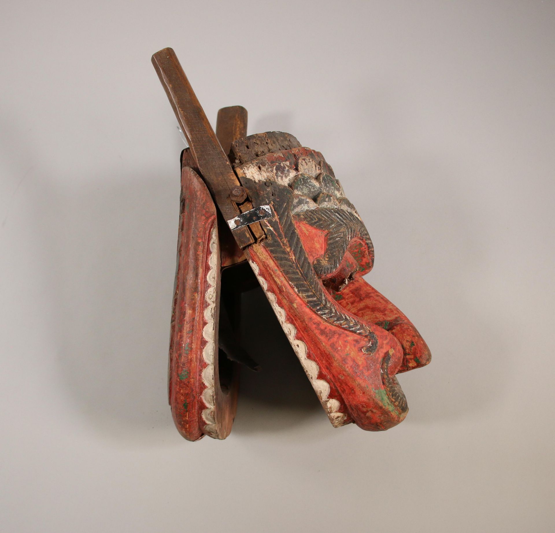 Bali, a zoomorphic parade mask, ca. 1900 - Bild 2 aus 2