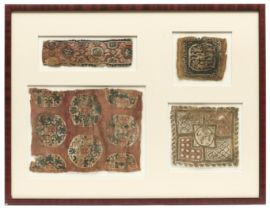 Egypt, a collection of four Coptic weavings, ca. 500-700 AD,