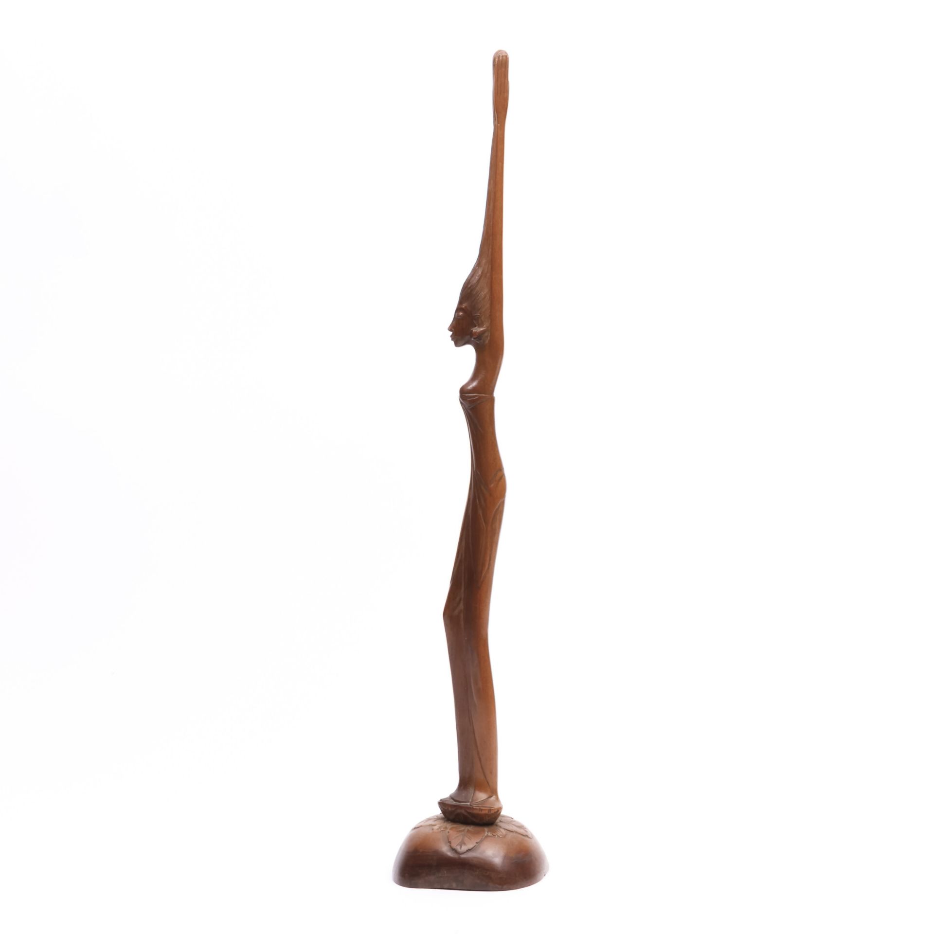 Bali, an elongated figure of a female dancer in Art Deco-style, ca. 1940 - Bild 2 aus 6