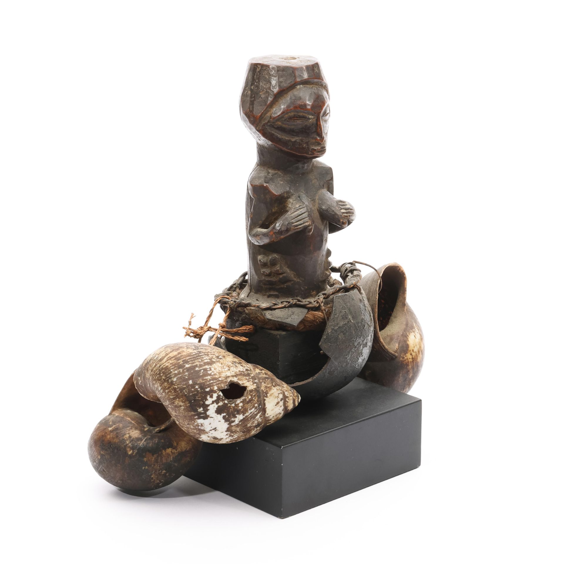 D.R. Congo, Luba power figure, - Image 2 of 5