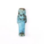 Egypt, a blue faience ushabti, ca. 21st Dynasty.