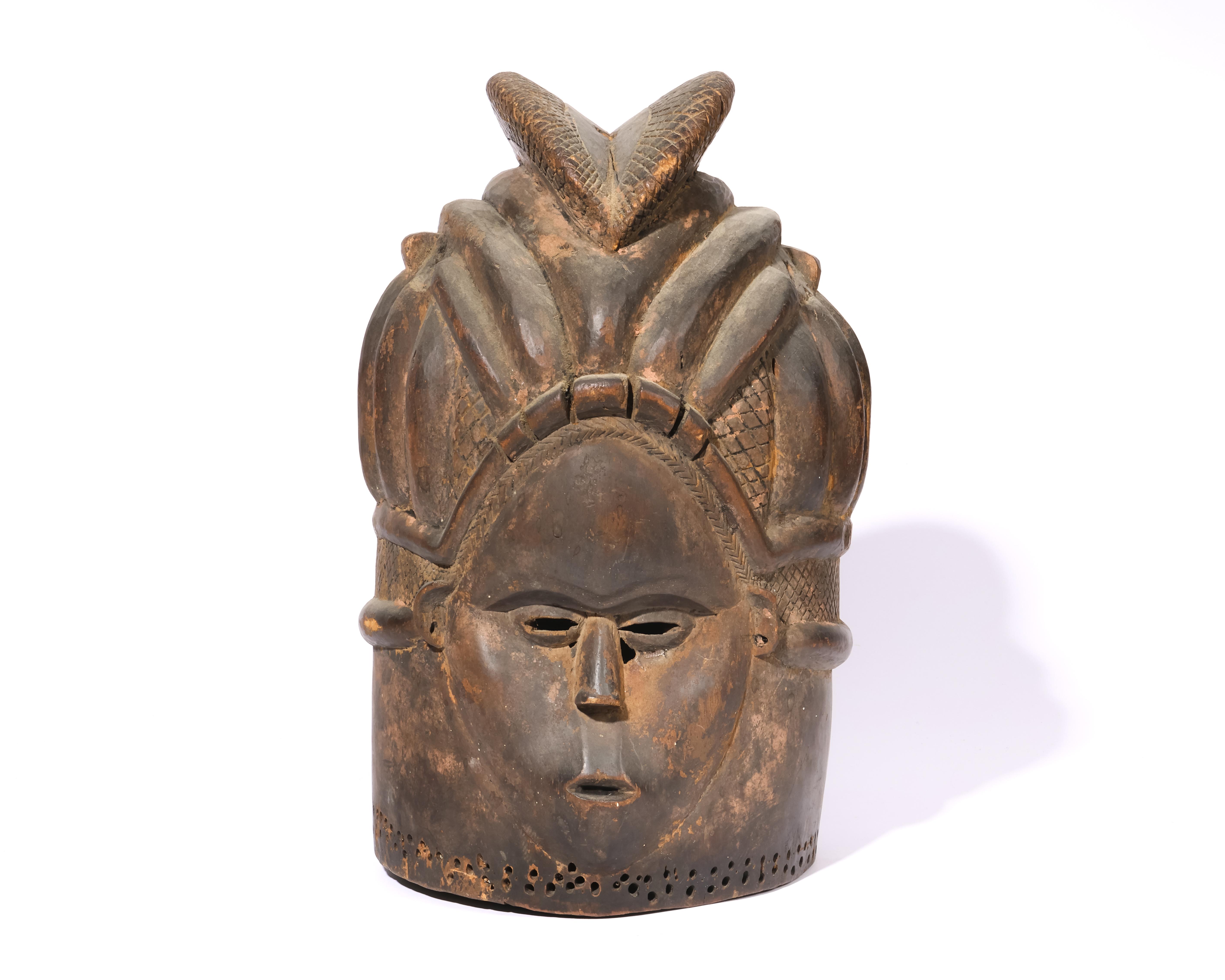 Sierra Leone, Vai or Gola, helmet mask, sowei,