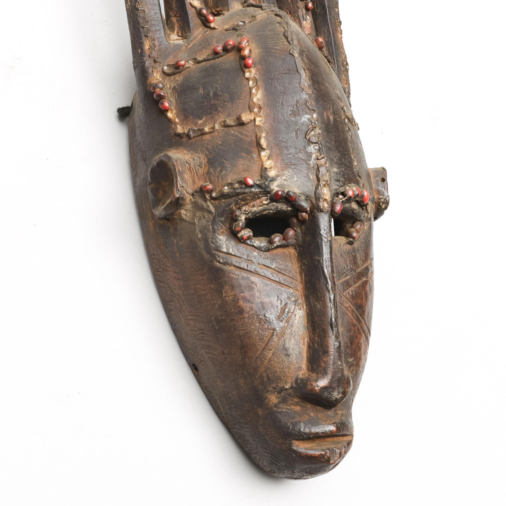 Mali, Bamana, ntomo face mask, - Image 3 of 4