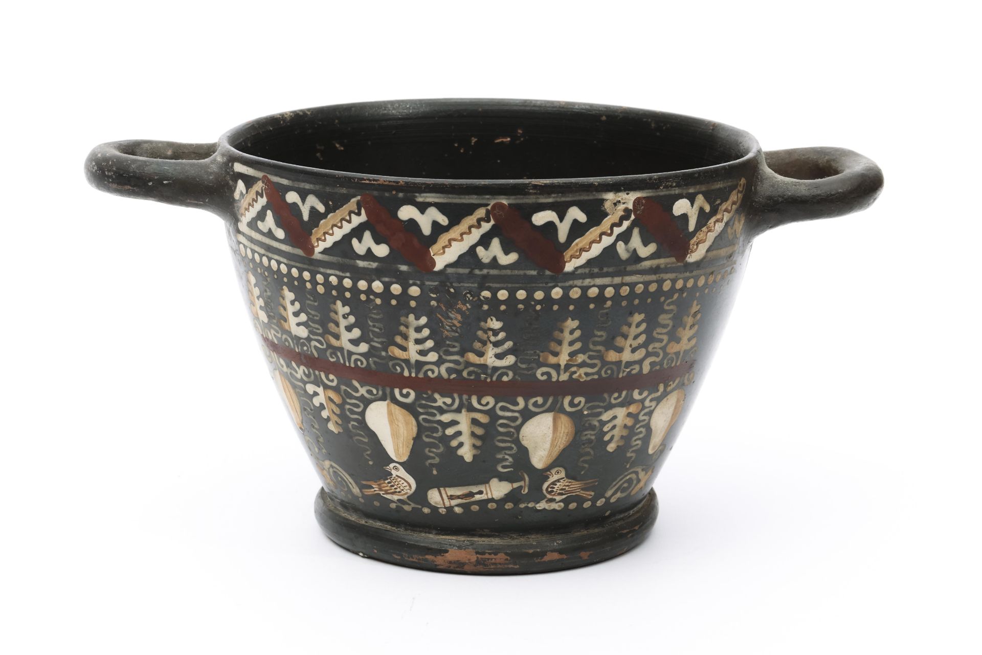 Gnathia pottery skyphos, ca. 4th century BC, - Bild 4 aus 4