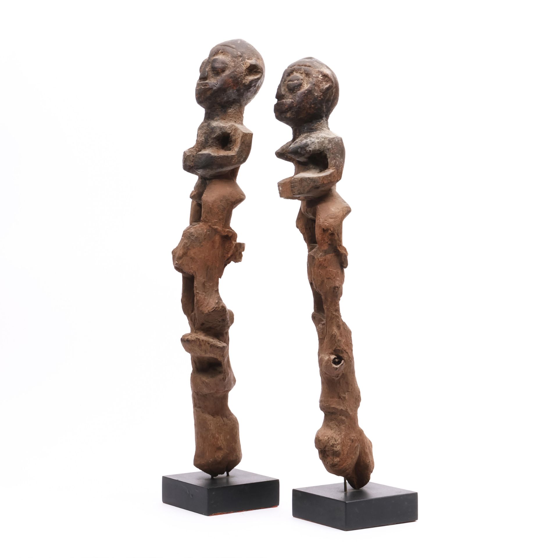 Benin, Fon, a pair of botchio figures, - Image 2 of 6