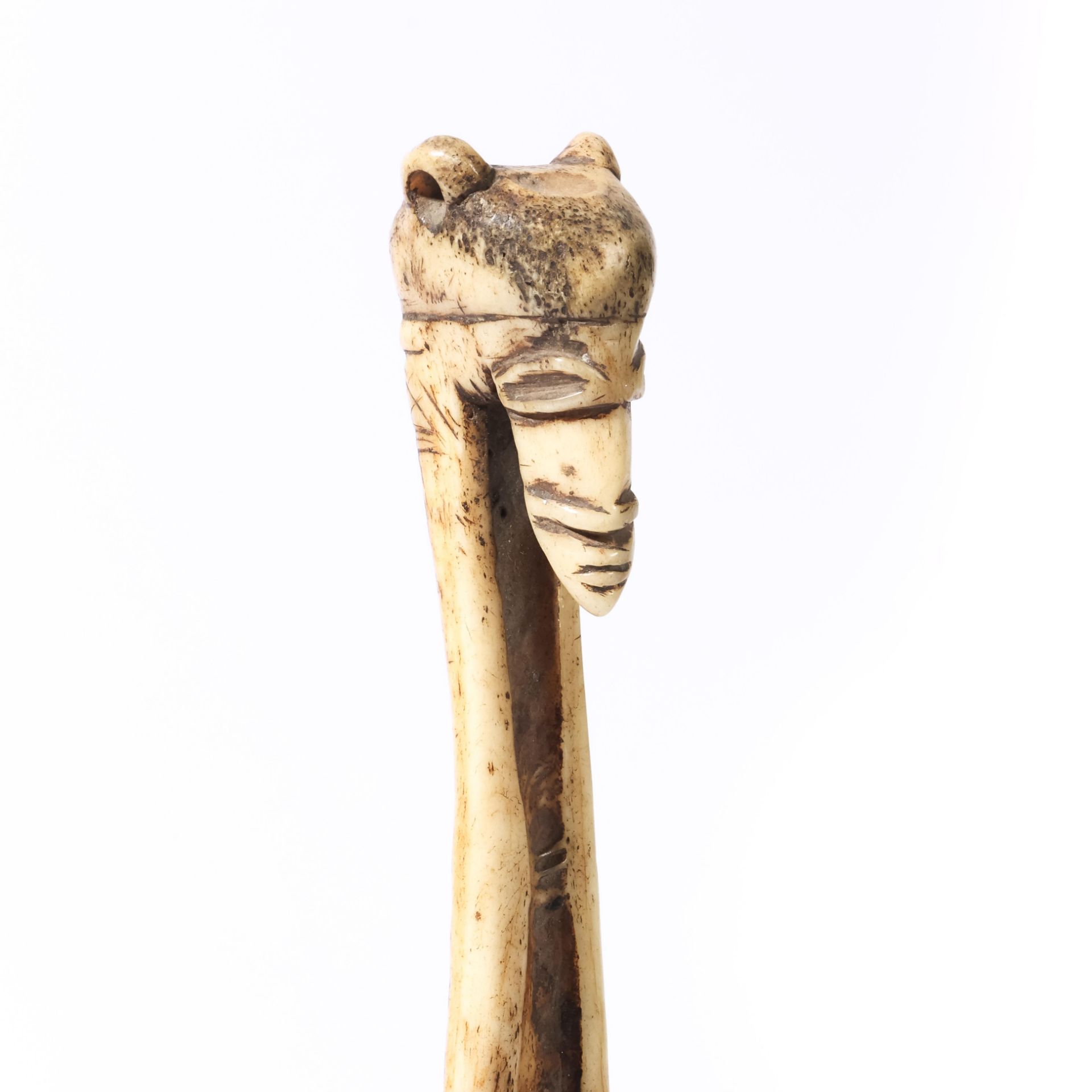 Papua New Guinea, Adzera, bone spatula, - Bild 4 aus 5