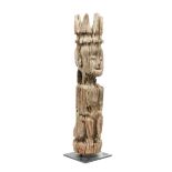 Borneo, Central Kalimantan, Ngaju Dayak, squatting figure, hampatong,