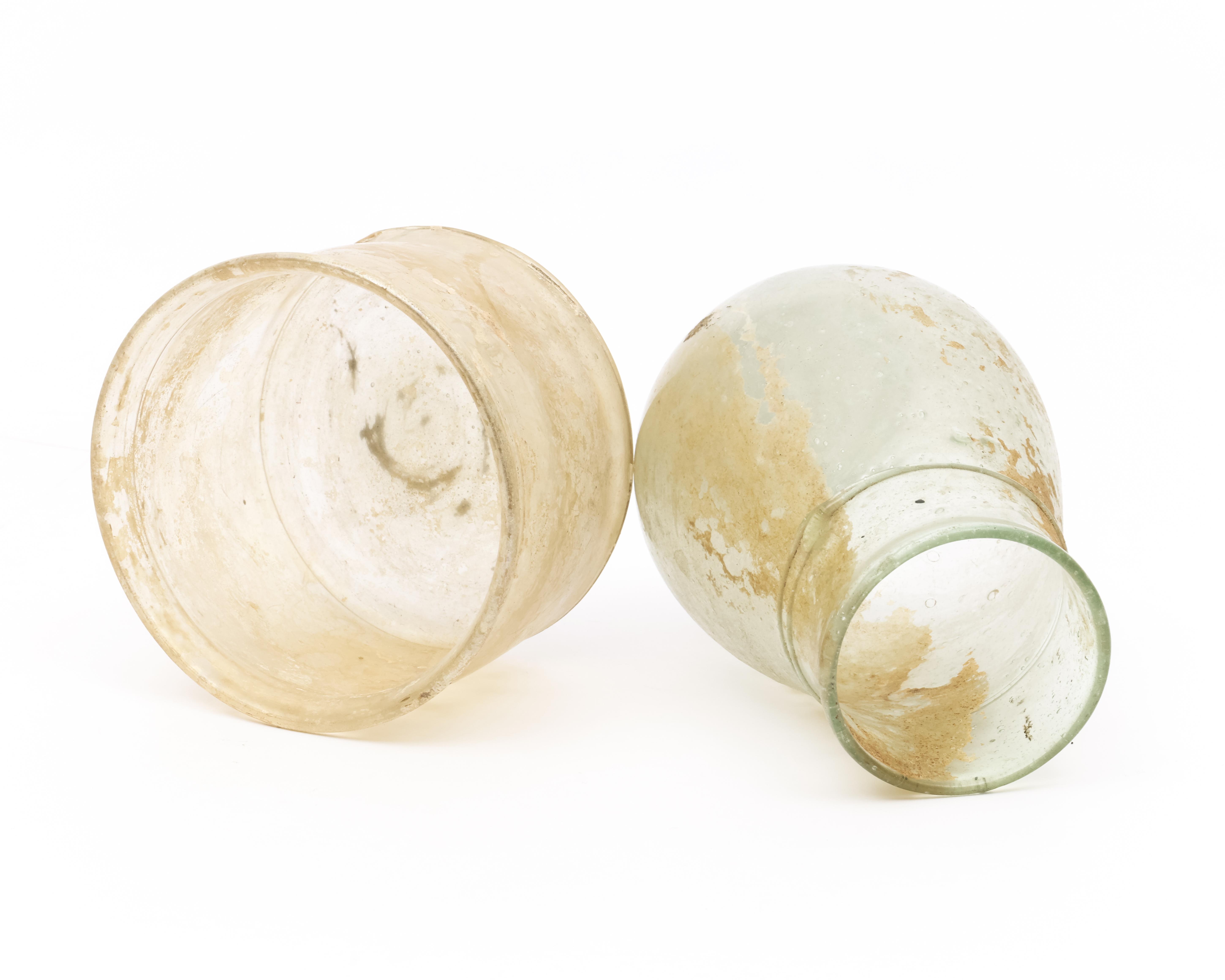 Two roman thin glass beakers, 3rd century; - Image 2 of 4